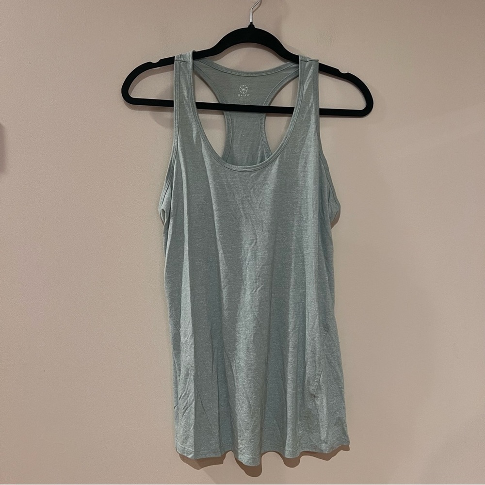 GAIAM Teal Racerback Tank Top - Picture 2 of 7